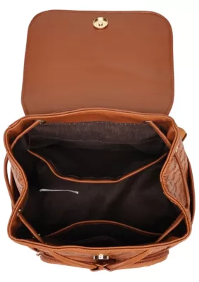 Compass 10L Vegan Leather Monogram Mini Backpack