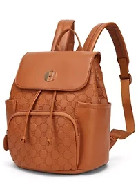 Compass 10L Vegan Leather Monogram Mini Backpack
