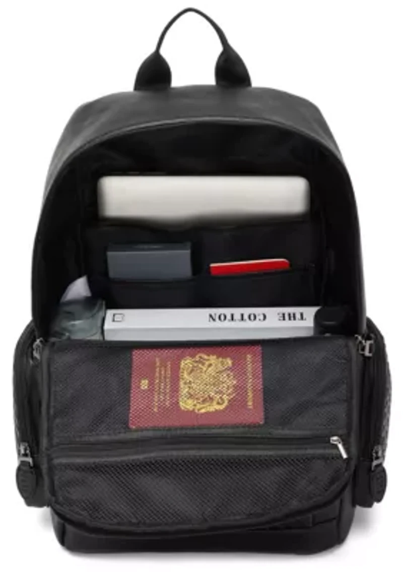 Leisure Luxe 27L Vegan Leather Backpack