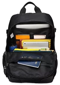 Voyage 20L Twill and Vegan Leather Backpack