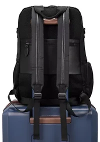 Voyage 20L Twill and Vegan Leather Backpack