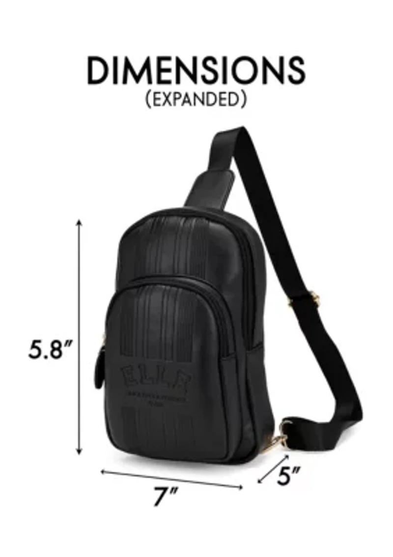 Roamer 2.8L Vegan Leather Chic Crossbody Bag