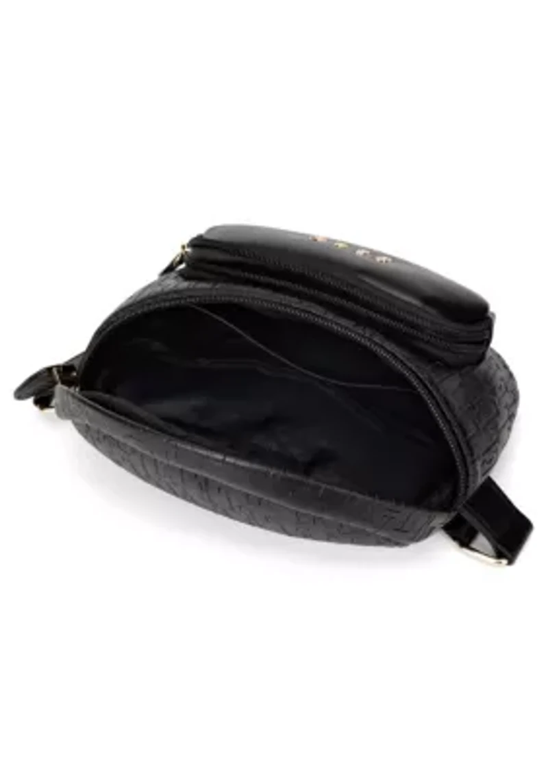 Wayfarer 1.8L Vegan Leather Monogram Sling