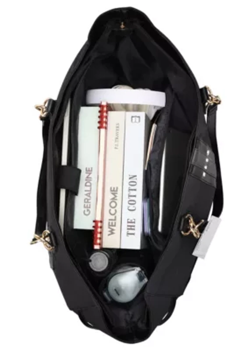 Eleganza 32L Monogram Weekender Tote Bag