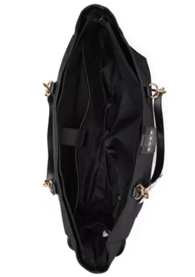 Eleganza 32L Monogram Weekender Tote Bag