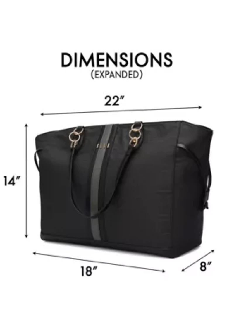 Eleganza 32L Monogram Weekender Tote Bag