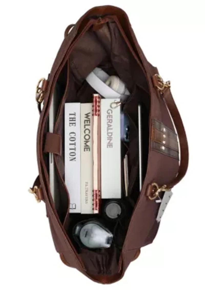 Eleganza 32L Monogram Weekender Tote Bag