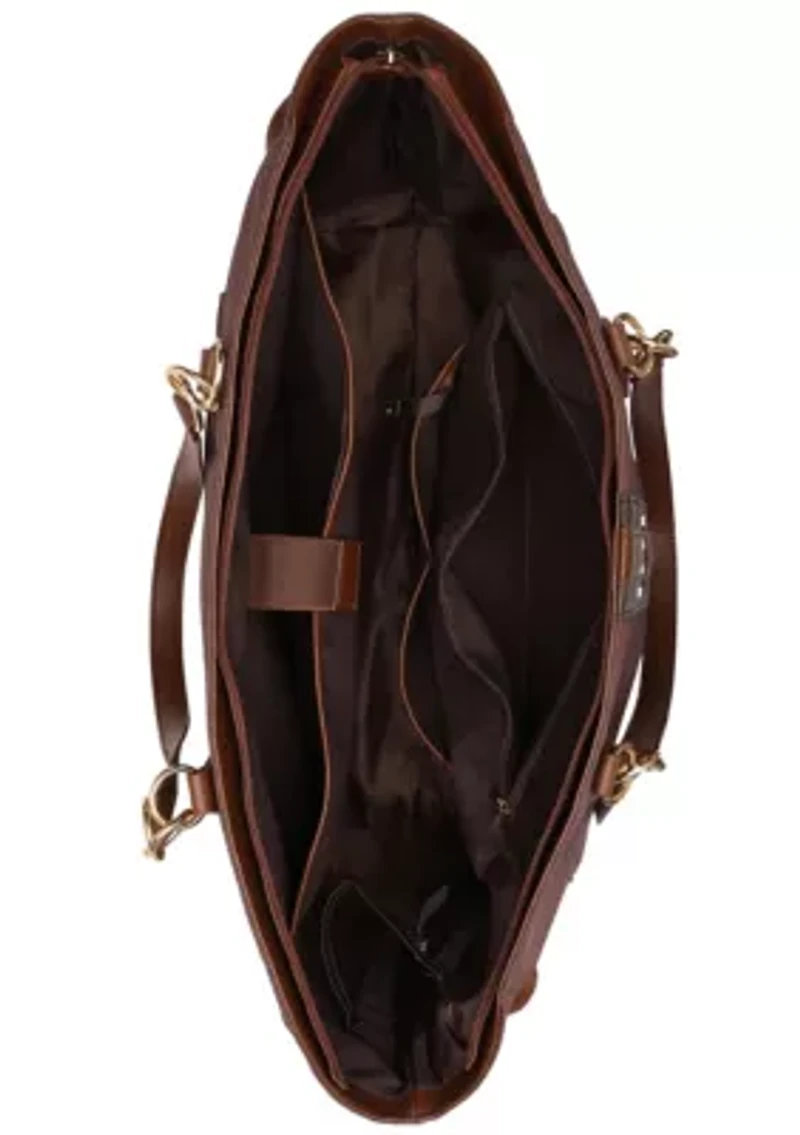 Eleganza 32L Monogram Weekender Tote Bag