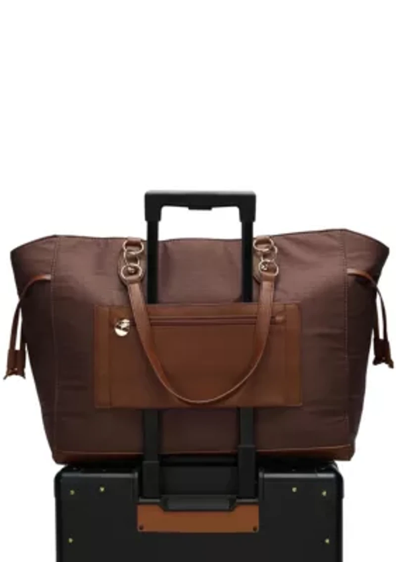 Eleganza 32L Monogram Weekender Tote Bag