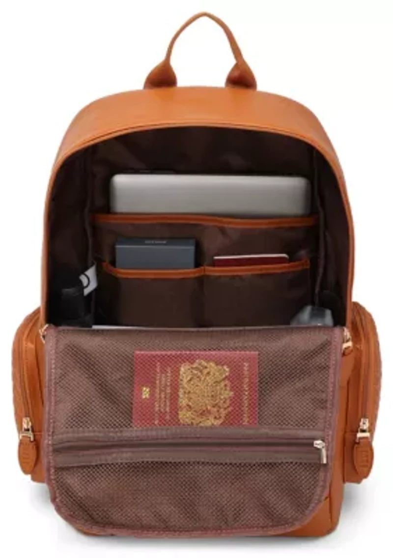 Leisure Luxe 33L Vegan Leather Weekender Tote Bag