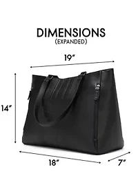 Roamer 24L Vegan Leather Weekender Tote Bag