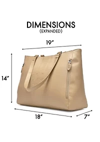 Roamer 24L Vegan Leather Weekender Tote Bag