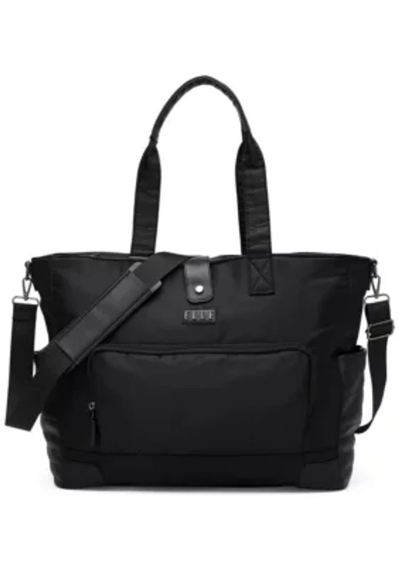 Voyage 25L Twill and Vegan Leather Weekender Tote Bag