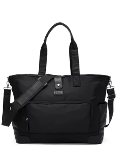 Voyage 25L Twill and Vegan Leather Weekender Tote Bag