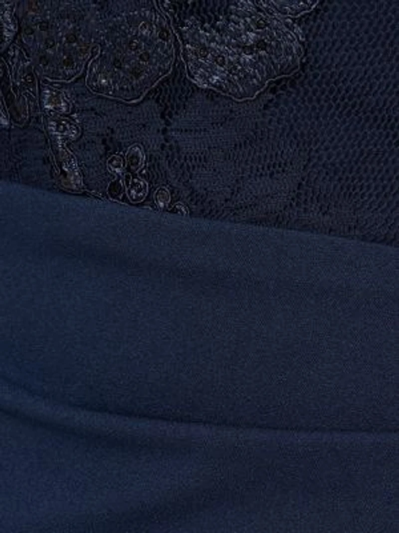 Floral Lace Combo Dress