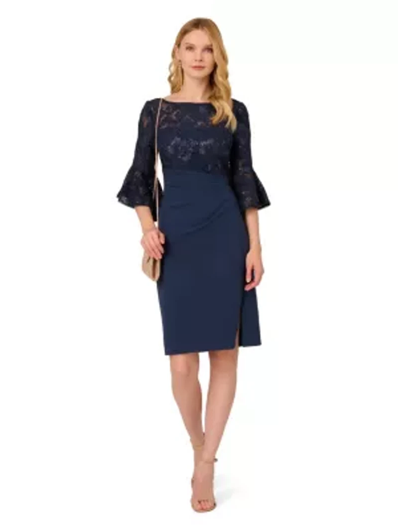 Floral Lace Combo Dress