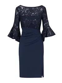 Floral Lace Combo Dress
