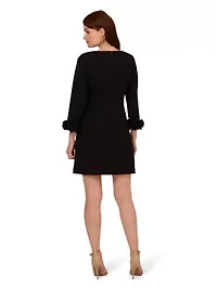 Crepe Short Dress