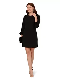 Crepe Short Dress
