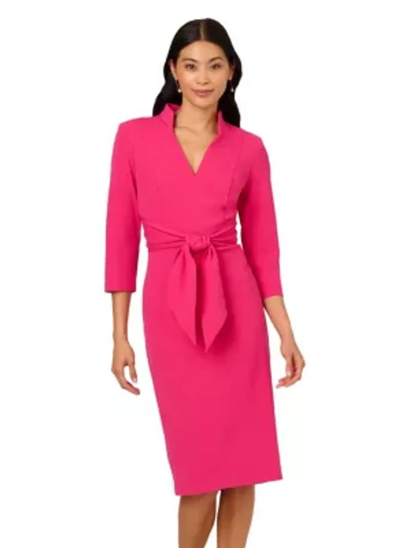 Front Tie Short Dress