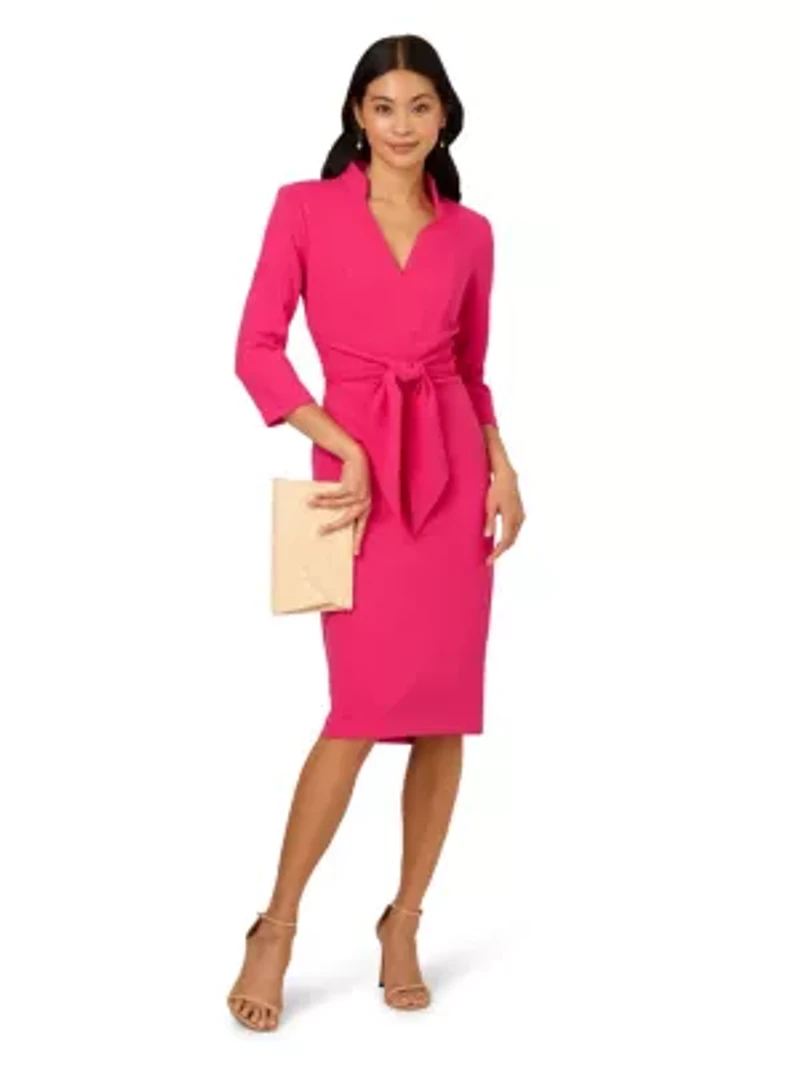 Front Tie Short Dress