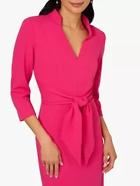 Front Tie Short Dress