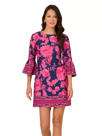 Bell Sleeve Short Dress