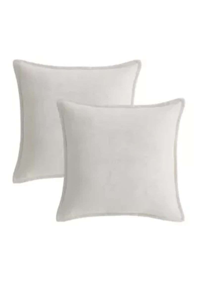 Faux Linen Decorative Pillow