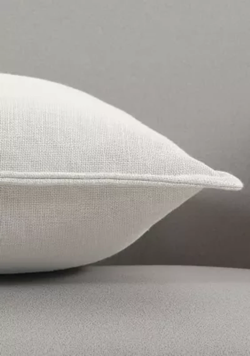 Faux Linen Decorative Pillow