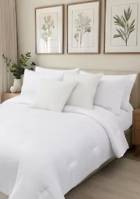 Faux Linen Decorative Pillow