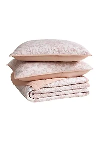 New Haven Blush 3 Piece Quilt Set