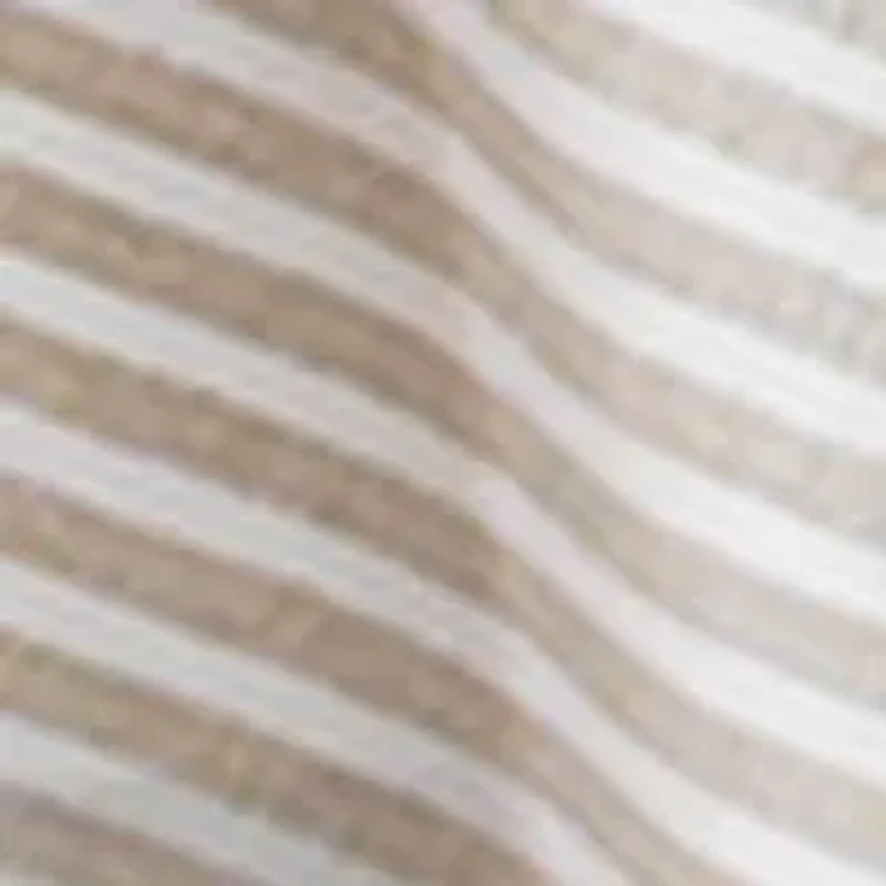 Boho Harper Stripe Knotted Tassel Hand Towels Set of 2