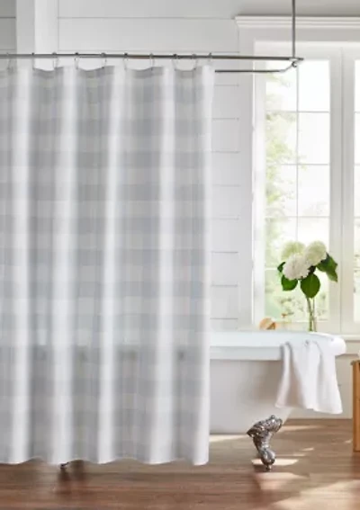 Farmhouse Living Buffalo Check Shower Curtain - 72" x