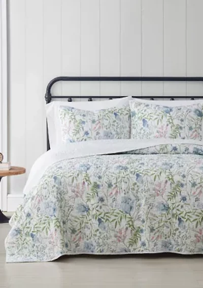 Field Floral Quilt Set