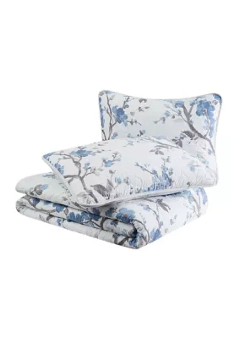 Kasumi Floral Quilt Set