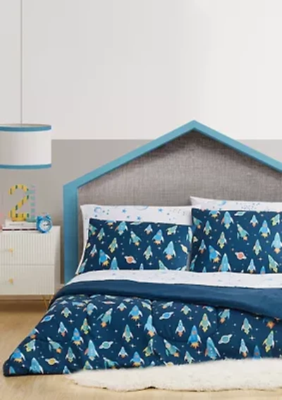 Rocket Ship Bedding Set