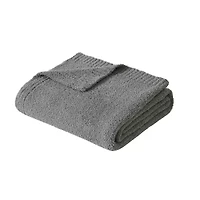 Truly Soft Cozy Knit Light Blue 50x70 Throw