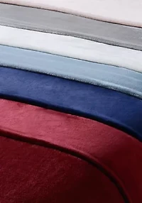 Truly Soft Velvet Plush Light Blue Family Blanket