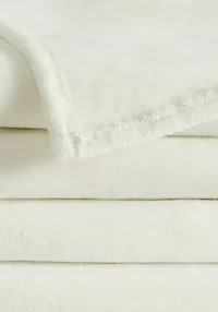 Truly Soft Velvet Plush Light Blue Family Blanket