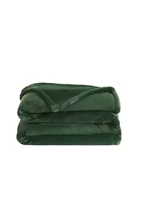 Royal Velvet Lavish Plush Solid Navy King Blanket