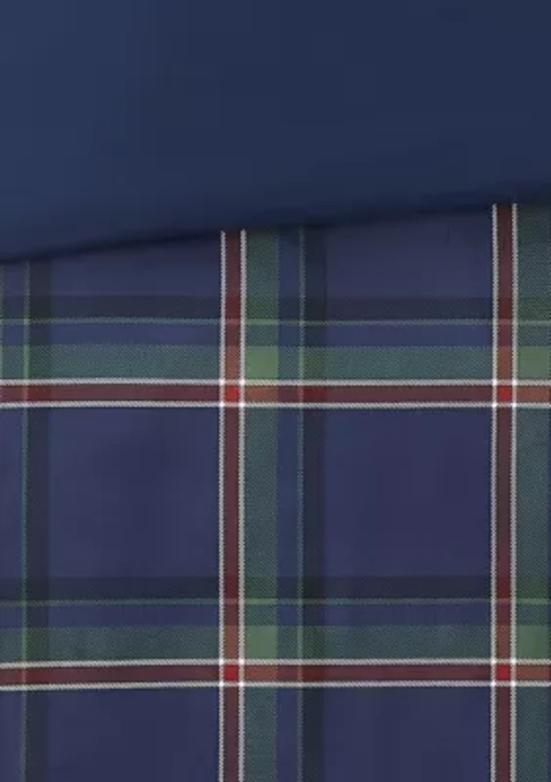 Truly Soft Bronson Plaid Full/Queen 3 Piece Comforter Set
