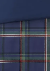 Truly Soft Bronson Plaid King 3 Piece Duvet Cover Set