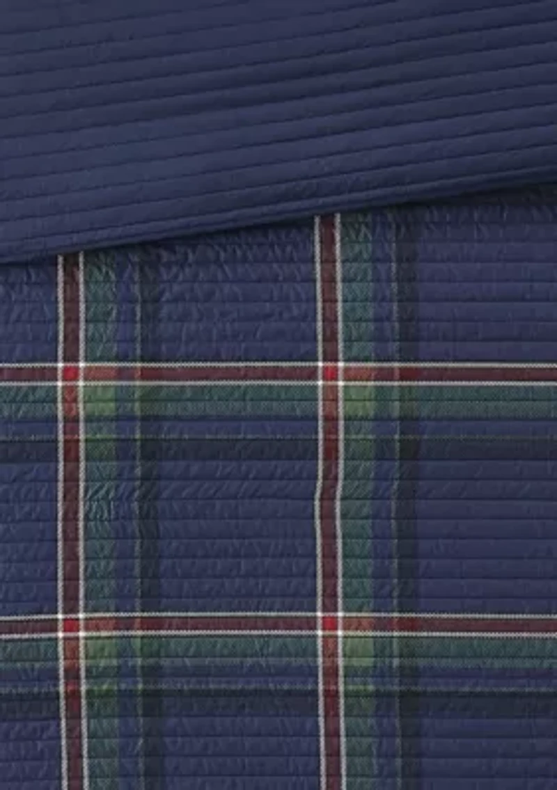 Truly Soft Bronson Plaid King 3 Piece Quilt Set