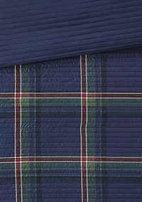 Truly Soft Bronson Plaid King 3 Piece Quilt Set