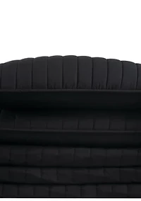 Brooklyn Loom Solid Cotton Percale Blush Twin/Twin XL 2 Piece Quilt Set