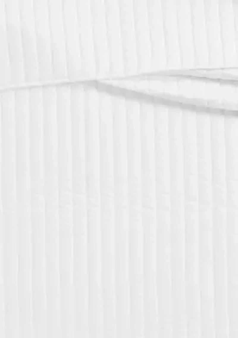 Brooklyn Loom Solid Cotton Percale Black Twin/Twin XL 2 Piece Quilt Set