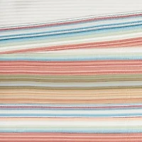 Oceanfront Resort Palm Beach Yarn Dye Stripe 3 Piece King Quilt Set