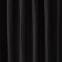 Cannon Solid Cotton Percale Light Blue 50x84 Window Curtain Pair