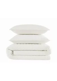 Brooklyn Loom Essential Cotton Natural Twin/Twin XL 2 Piece Quilt Set