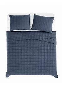 Brooklyn Loom Essential Cotton Natural Twin/Twin XL 2 Piece Quilt Set